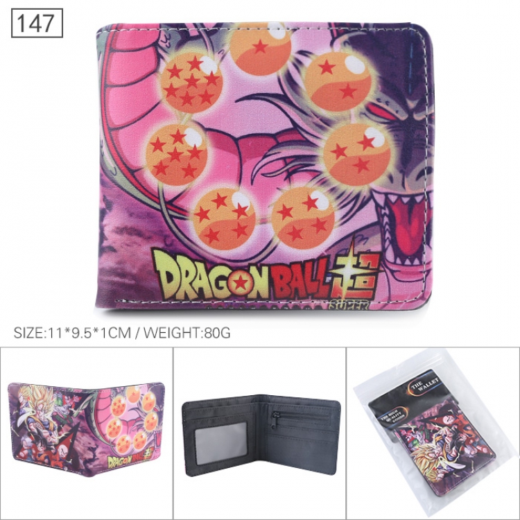 DRAGON BALL Full color printed short Wallet Purse 11X9.5X1CM 80G 147