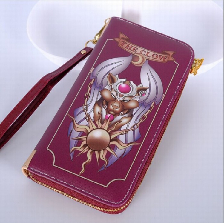 Card Captor Sakura Long zip leather wallet Style