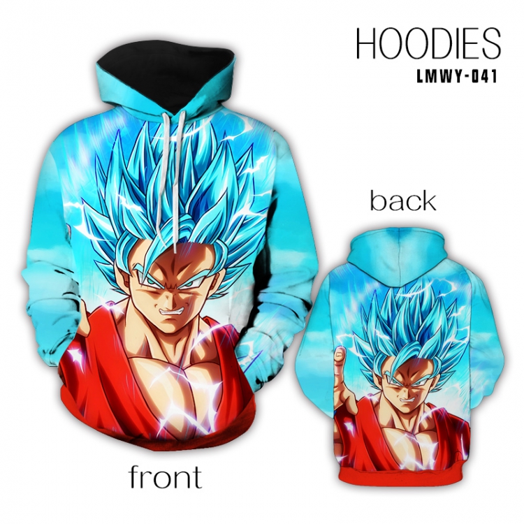 DRAGON BALL Full color health cloth hooded pullover sweater S M L XL XXL XXXL preorder 2days LMWY041