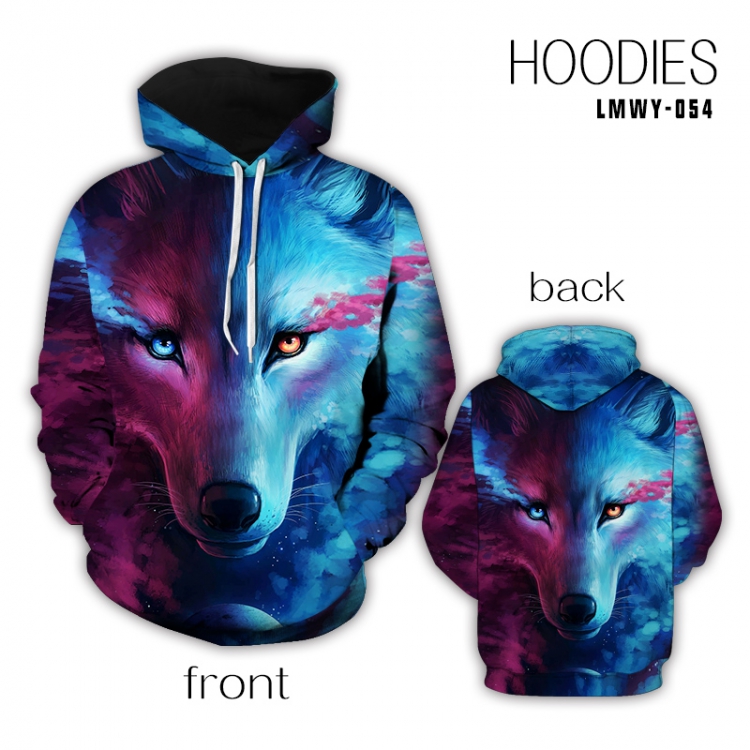 Cartoon Full color health cloth hooded pullover sweater S M L XL XXL XXXL preorder 2days LMWY054