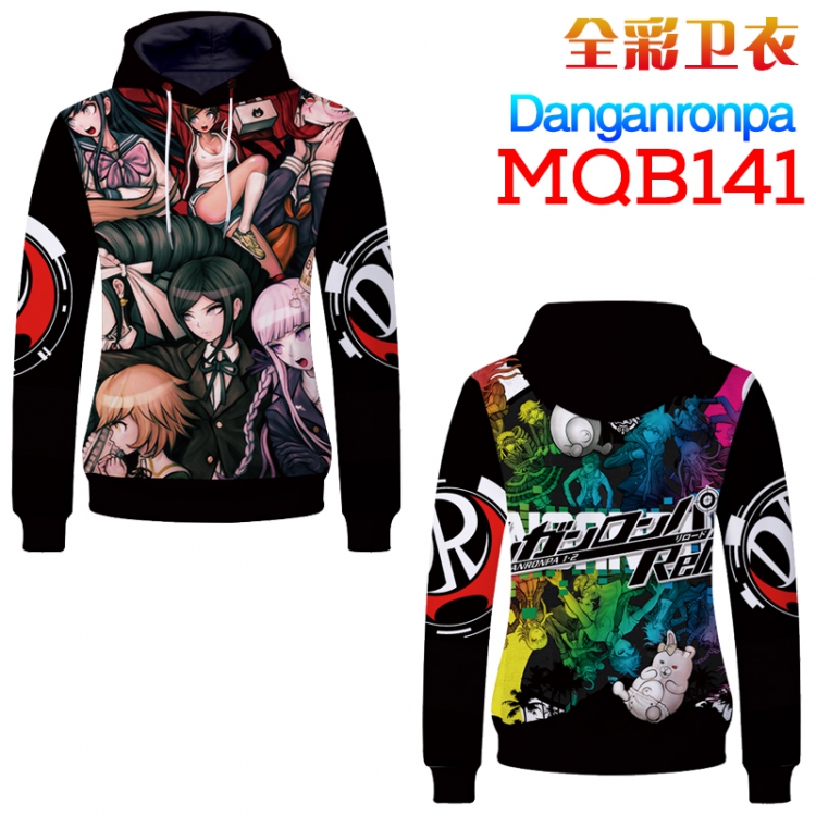 Dangan-Ronpa Full Color Long sleeve Patch pocket Sweatshirt Hoodie M L XL XXL  XXXL MQB141