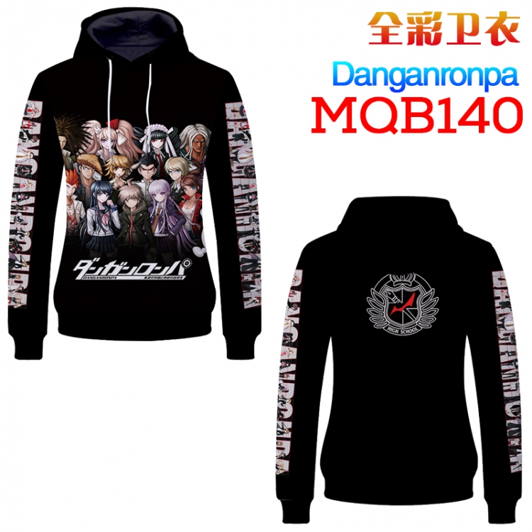 Dangan-Ronpa Full Color Long sleeve Patch pocket Sweatshirt Hoodie M L XL XXL  XXXL MQB140