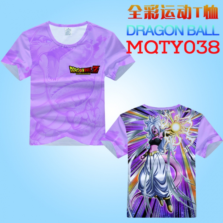 DRAGON BALL Full Color Sports Loose Print Short-sleeved T-shirt EUR SIZE S M L XL XXL XXXL MQTY038