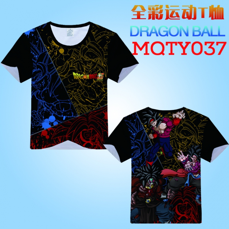 DRAGON BALL Full Color Sports Loose Print Short-sleeved T-shirt EUR SIZE S M L XL XXL XXXL MQTY037