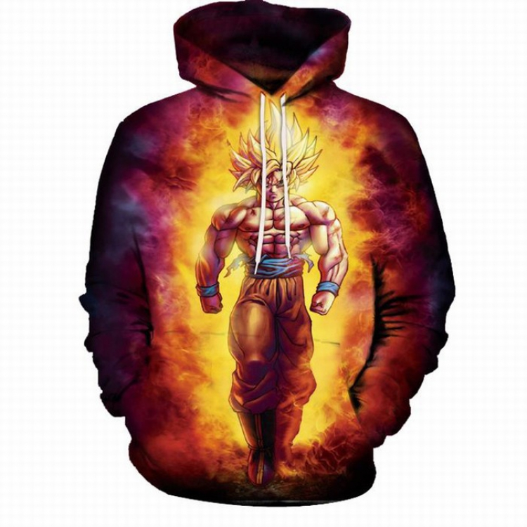 Dragon Ball Round neck pullover with hat sweater S M L XL XXL XXXL XXXXL XXXXXL preorder 3 days price for 2 pcs Style J