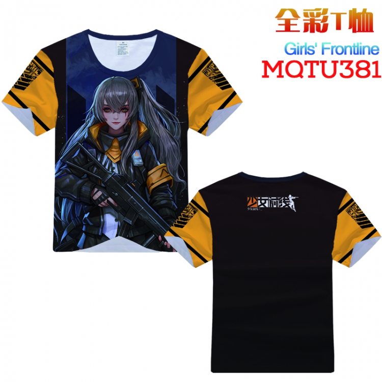 Girls Frontline Full color printed short-sleeved T-shirt S M L XL XXL XXXL MQTU381