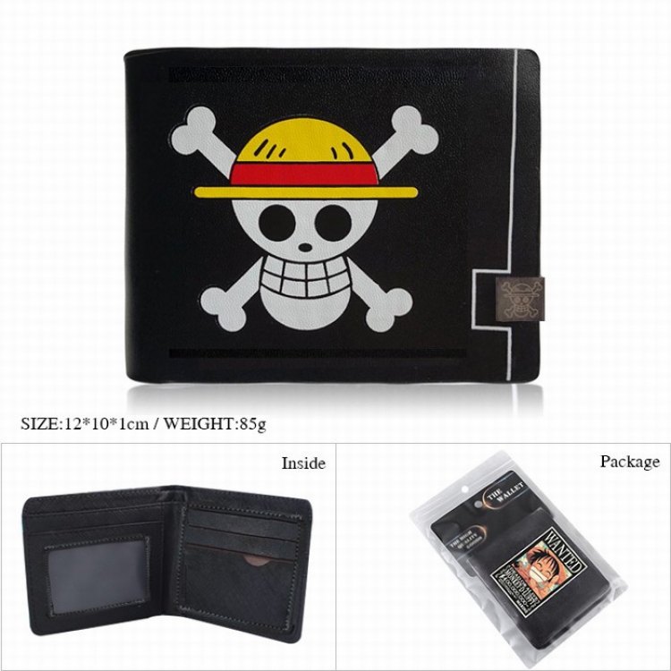 One Piece Shantou Full color printed short wallet Purse 12X10X1CM 85G