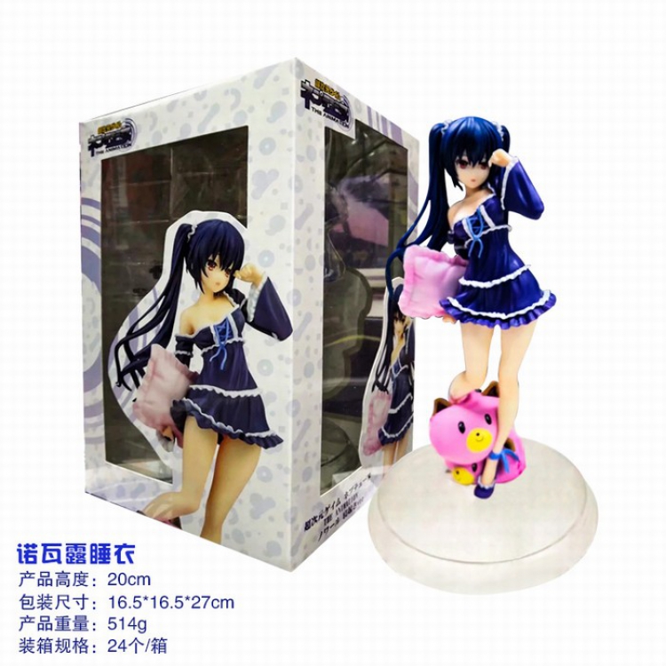 Choujigen Game Neptune Noire Beautiful girl series Boxed Figure Decoration 20cm 16.5X16.5X27CM 514G a box of 24