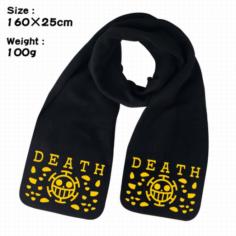 One Piece Keep warm Plush Scarf Bib 160X25CM 100G Style B