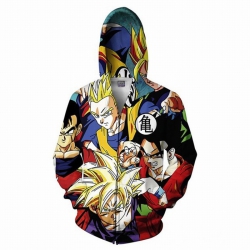 DRAGON BALL Hooded zipper swea...