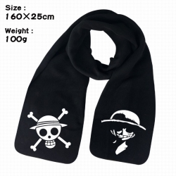 One Piece Keep warm Plush Scar...