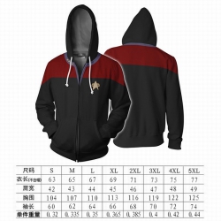 Star Trek Hoodie zipper sweate...