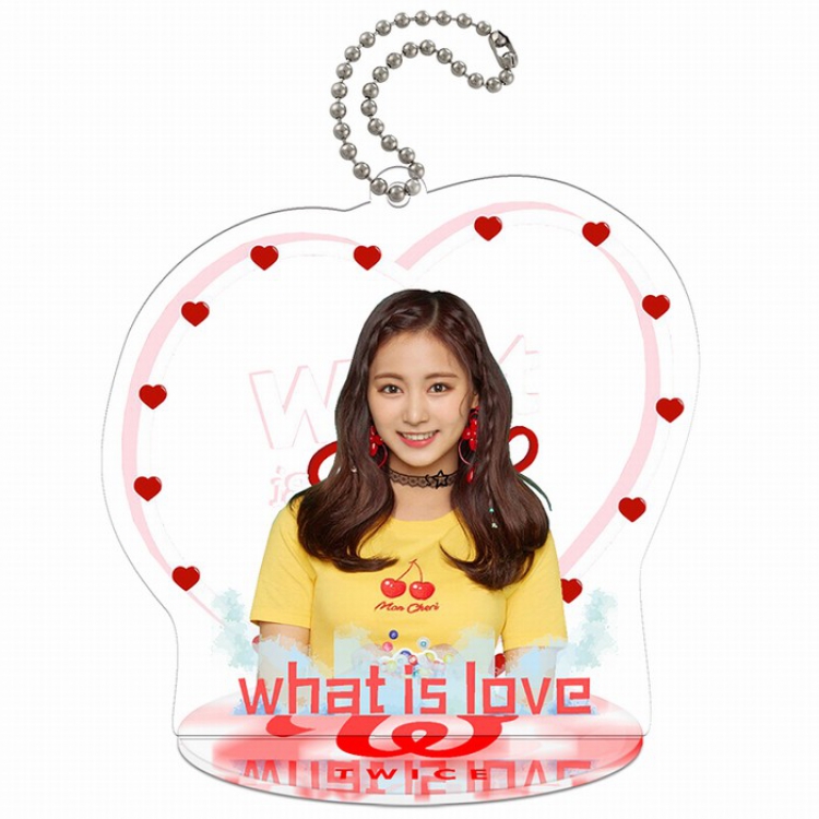 TWICE Small Standing Plates Acrylic keychain pendant 9-10CM Style F