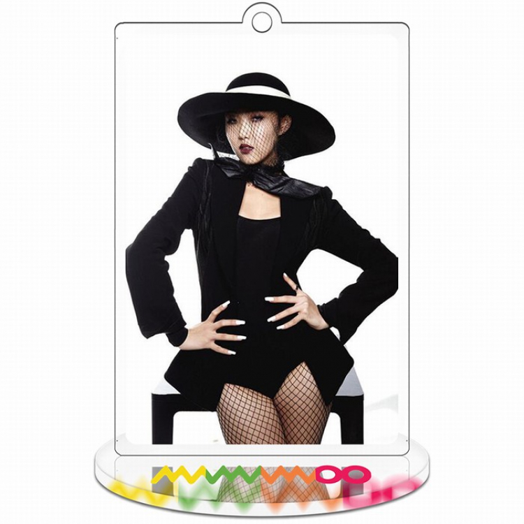 MAMAMOO Rectangular Small Standing Plates Acrylic keychain pendant 9-10CM Style F