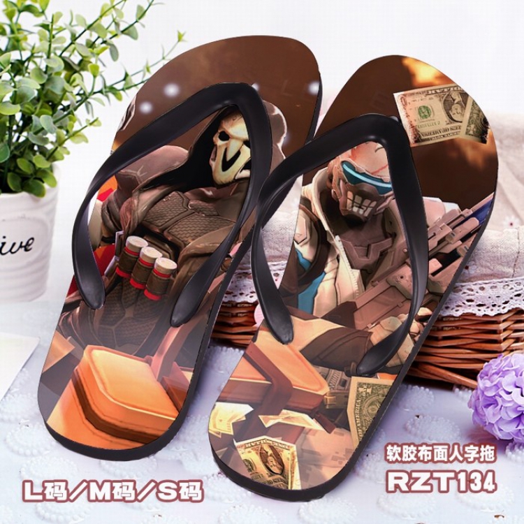 Overwatch Soft glue Cloth surface Flip-flops S.M.L RZT134