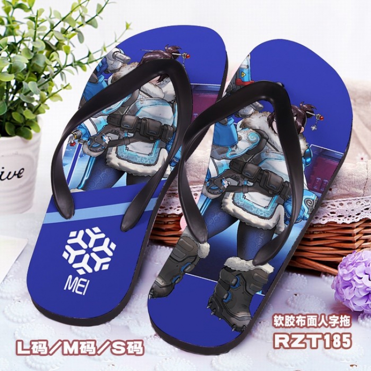 Overwatch Soft glue Cloth surface Flip-flops S.M.L RZT185