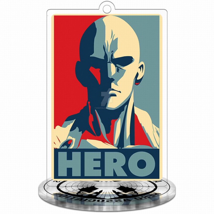 One Punch Man Acrylic Key Chain pendant 9-10CM Style E