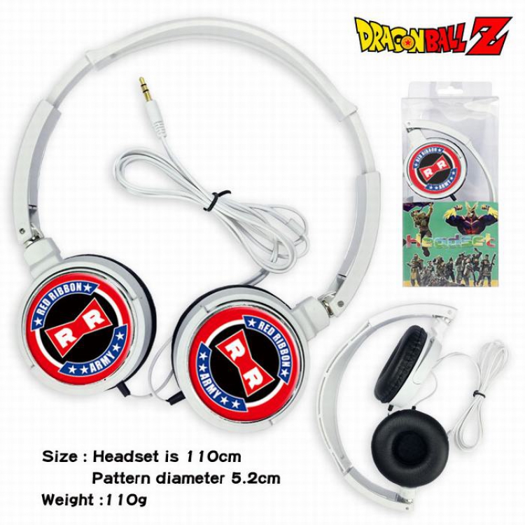 DRAGON BALL Headset Head-mounted Earphone Headphone 110G Style 07