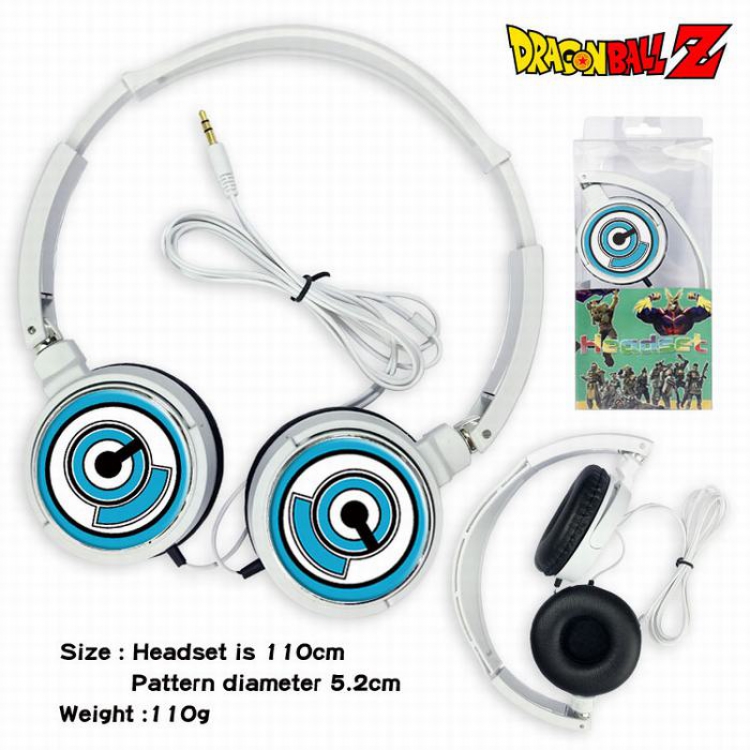 DRAGON BALL Headset Head-mounted Earphone Headphone 110G Style 08