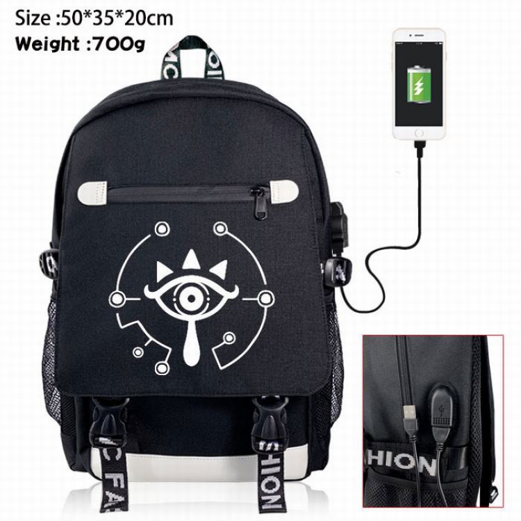 The Legend of Zelda Canvas Data line Backpack Bag