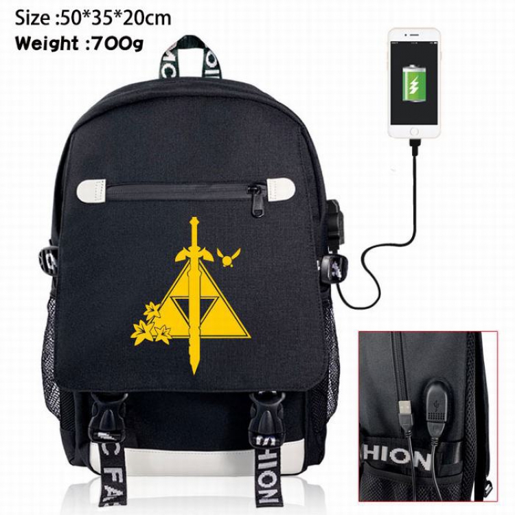 The Legend of Zelda Canvas Data line Backpack Bag