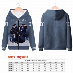 GOT7 Full color zipper hooded ...