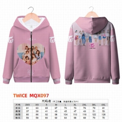 TWICE Full color zipper hooded...