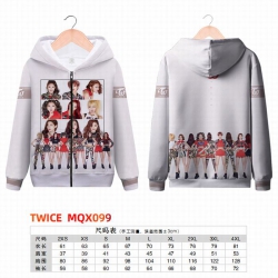 TWICE Full color zipper hooded...