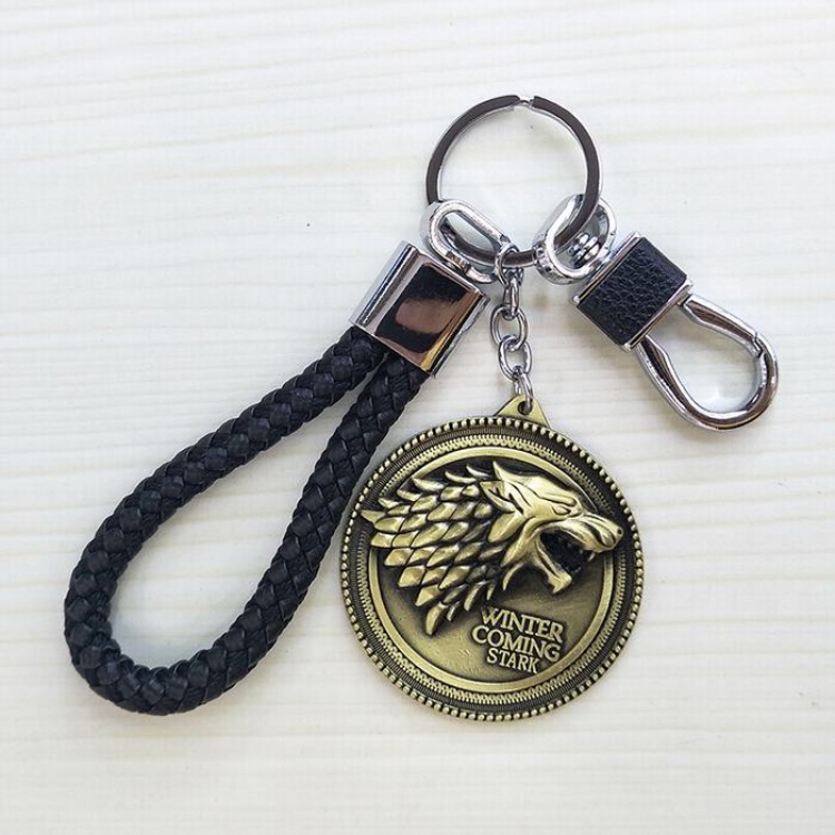 Game of Thrones Black rope Keychain pendant