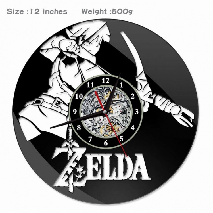 The Legend of Zelda Creative painting wall clocks and clocks PVC material No battery