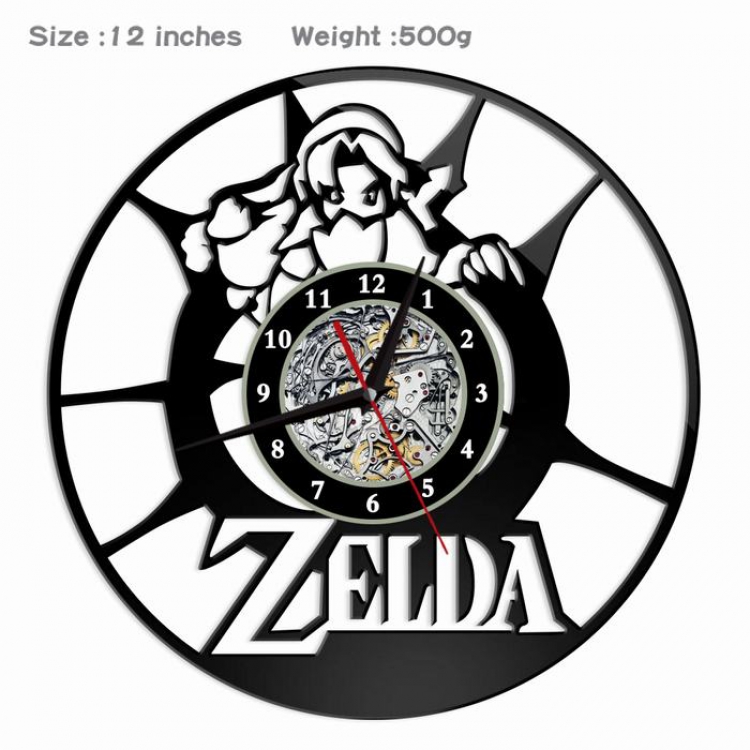 The Legend of Zelda Creative painting wall clocks and clocks PVC material No battery