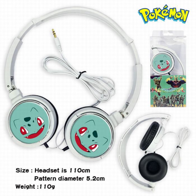 Pokemon Headset Head-mounted Earphone Headphone 110G