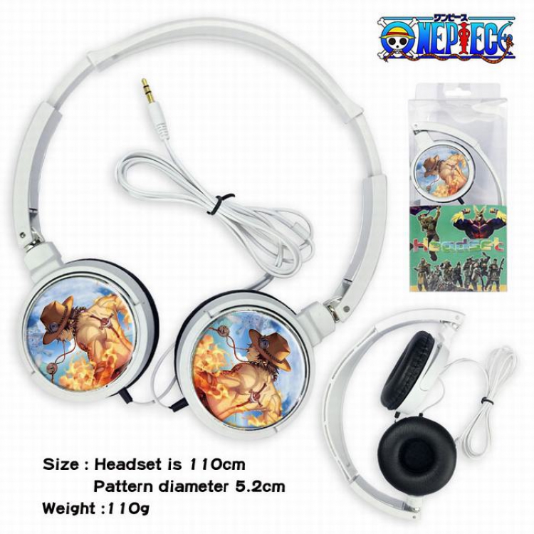 One Piece Headset Head-mounted Earphone Headphone 110G