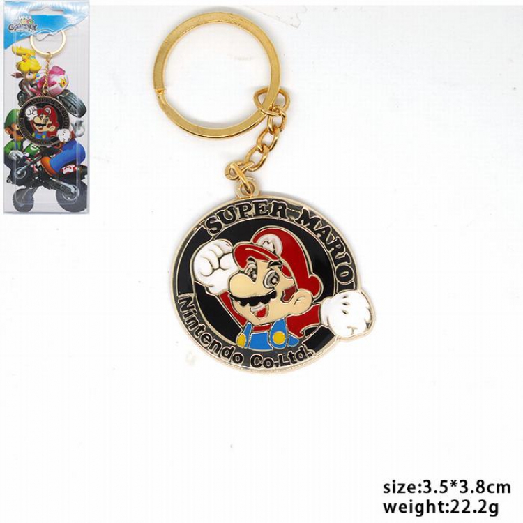 Super Mario Key Chain 3.5X3.8CM 22.2G