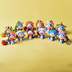 Doraemon a set of twelve Keych...