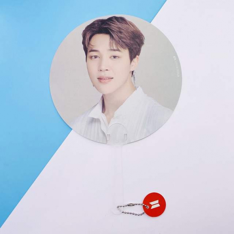 BTS JIMIN Round fan 18X18CM 22G a set price for 10 pcs