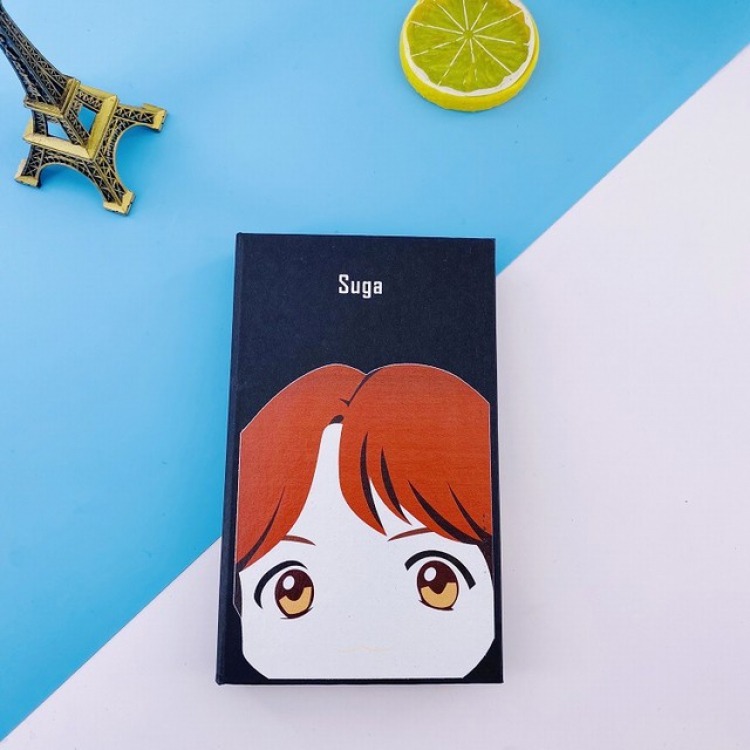 BTS SGUA Cartoon Sticky Note 9X14.5X2CM 135G a set price for 3 pcs