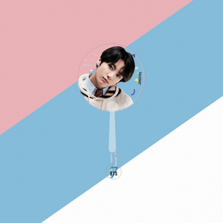 BTS JK Round fan 28CM 25G a set price for 5 pcs