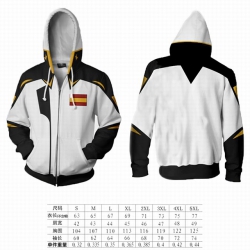 Gundam hooded zipper sweater c...