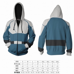 Gundam hooded zipper sweater c...