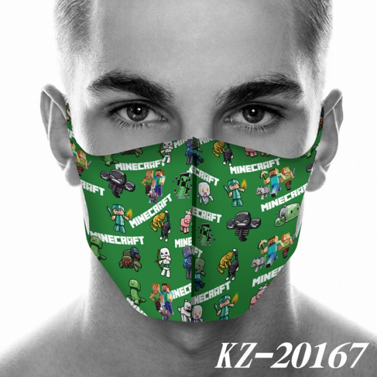 Minecraft Anime 3D digital printing masks a set price for 5 pcs KZ-20167