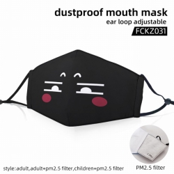 Emoji color dust masks opening...