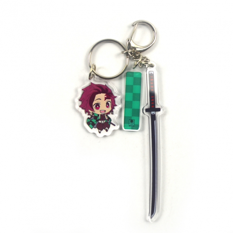 Demon Slayer Kimets keychain pendant ornament 4.6x10CM price for 2 pcs