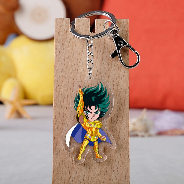 Saint Seiya Anime acrylic Key Chain  price for 5 pcs 3123