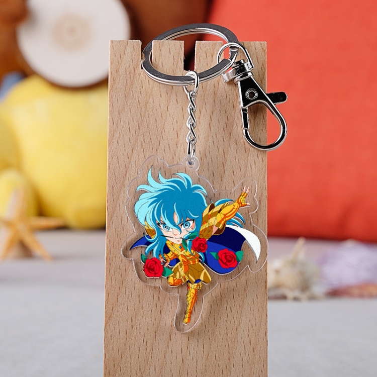 Saint Seiya Anime acrylic Key Chain  price for 5 pcs 3127