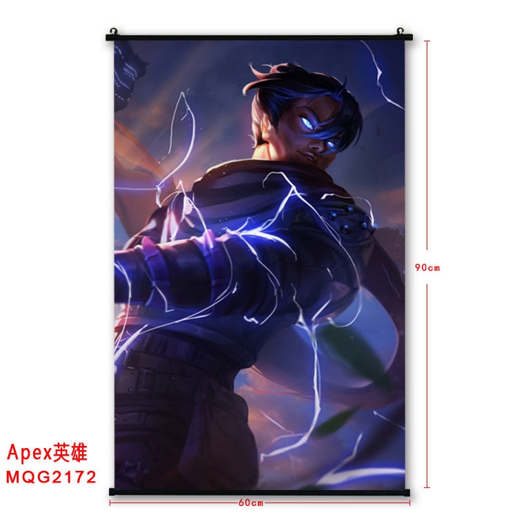 Apex Legends BLACK plastic pole cloth painting Wall Scroll  MQG2172