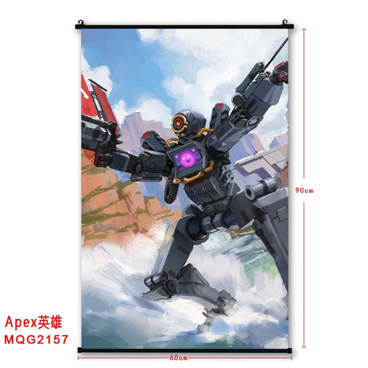 Apex Legends BLACK plastic pole cloth painting Wall Scroll  MQG2157