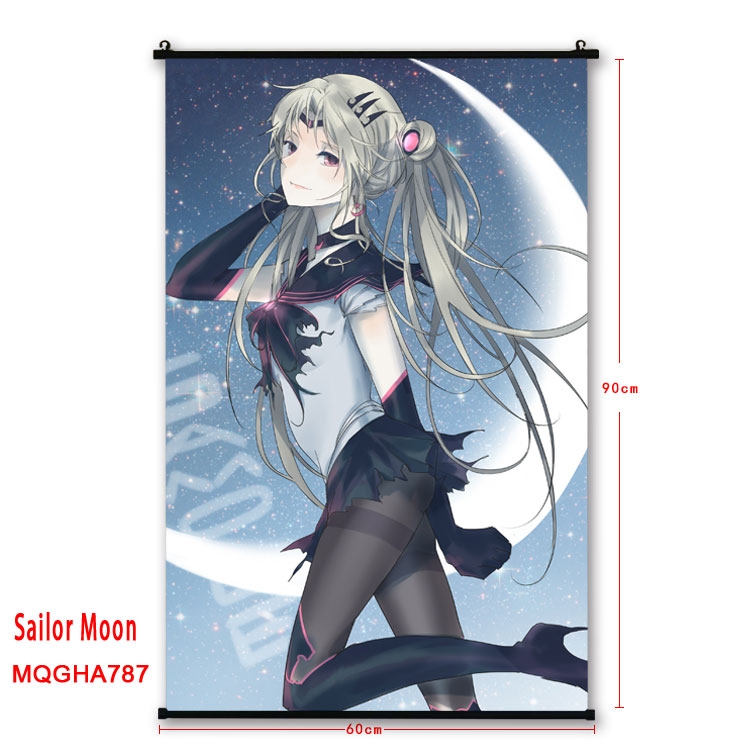 Sailormoon Anime plastic pole cloth painting Wall Scroll 60X90CM MQGHA7987