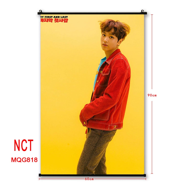 NCT  Music  plastic pole cloth painting Wall Scroll 60X90CM MQG818