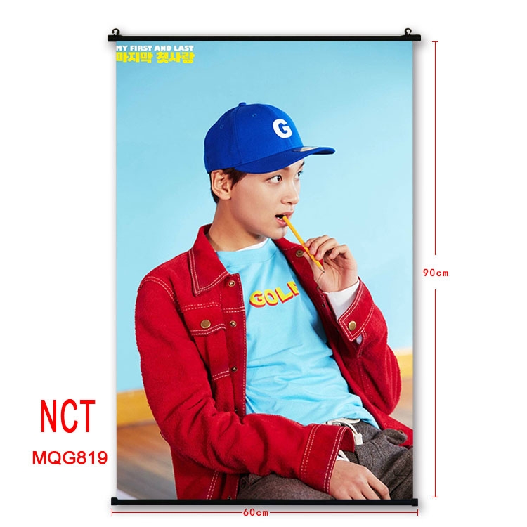 NCT  Music  plastic pole cloth painting Wall Scroll 60X90CM MQG819